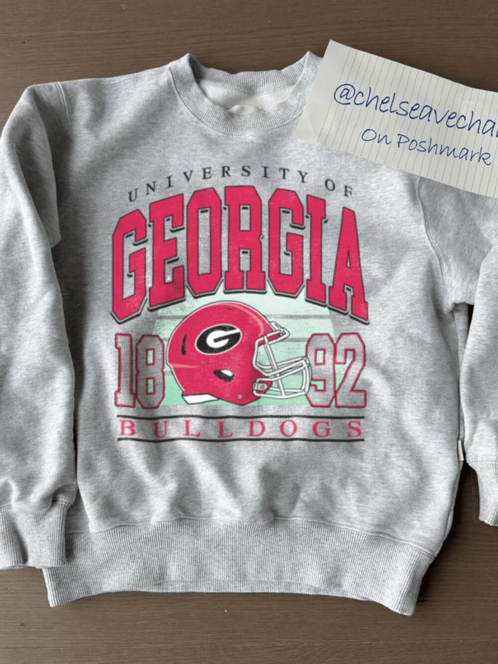 Vintage Georgia Bulldogs Football Sweatshirt 90s University of Georgia Shirt Tee